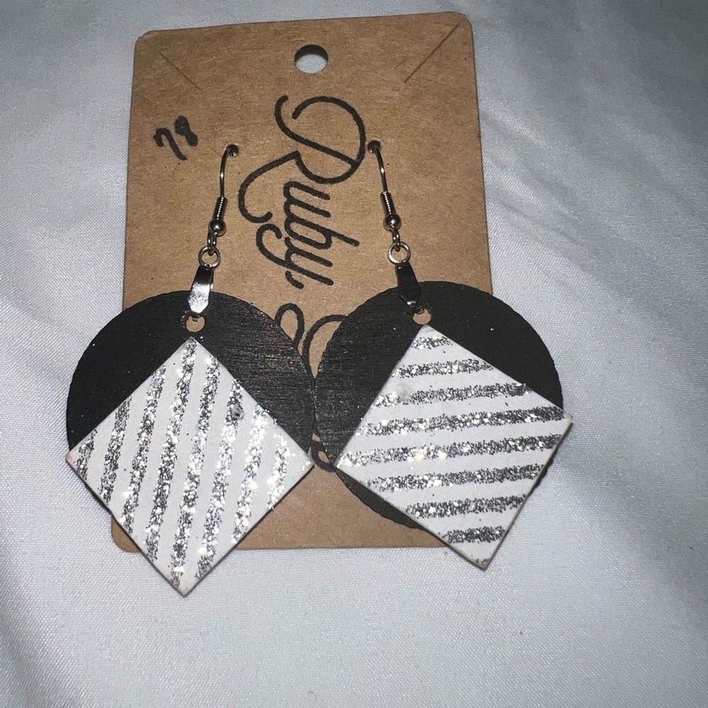 Ruby Lee Handmade Geometric Earrings